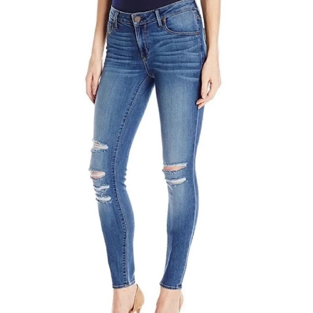 Parker Smith Distressed High Rise Skinny Jeans